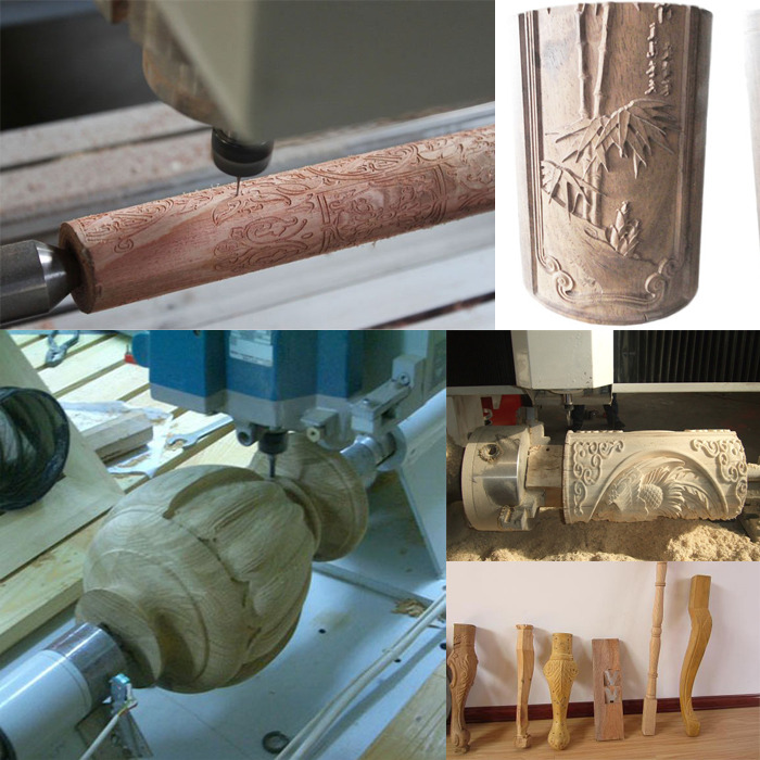 CNC Wood Router 1325 With Rotary CNC Wood Router 1325 With Rotary